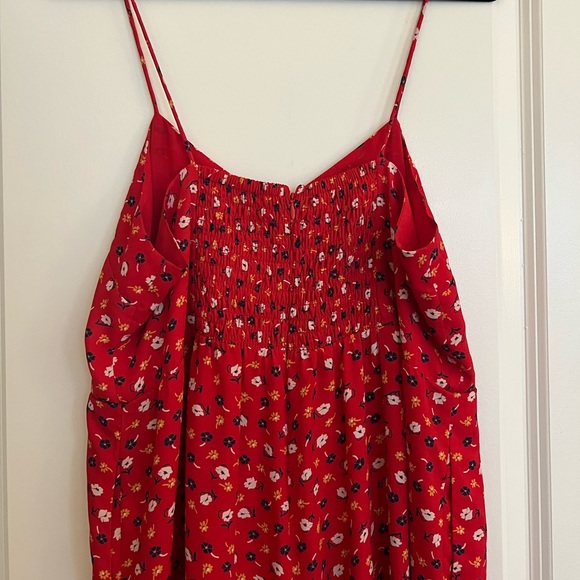 Madewell Ruched Wide-Leg Jumpsuit in Prairie Posies - Picture 6 of 8